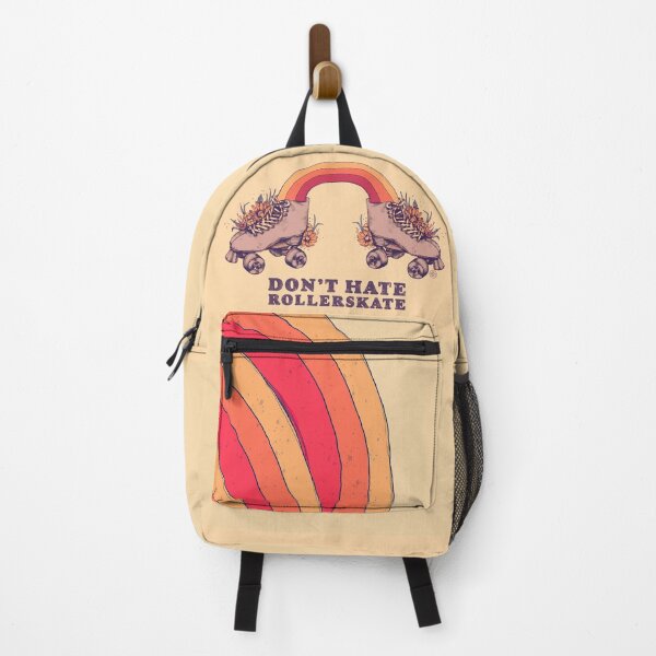 Item preview, Don't Hate Rollerskate - Retro 70s Illustration - Color Variation 3 designed and sold by chrystakay.