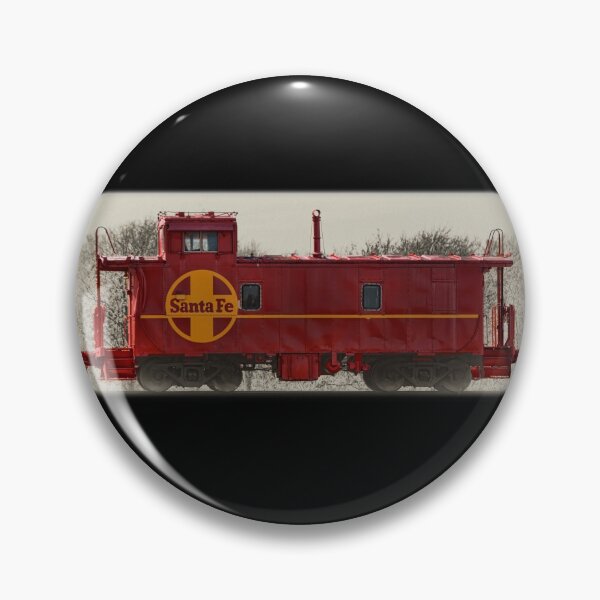 Item preview, Santa Fe Red Caboose Selective Color Vignette designed and sold by Warren Paul Harris.