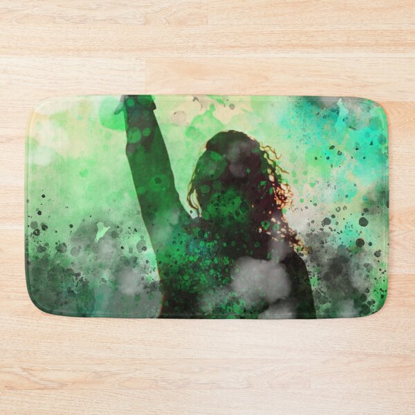 Item preview, Abstract Silhouette of Woman Holding Fist Up.Green and Black  designed and sold by Joe-s.