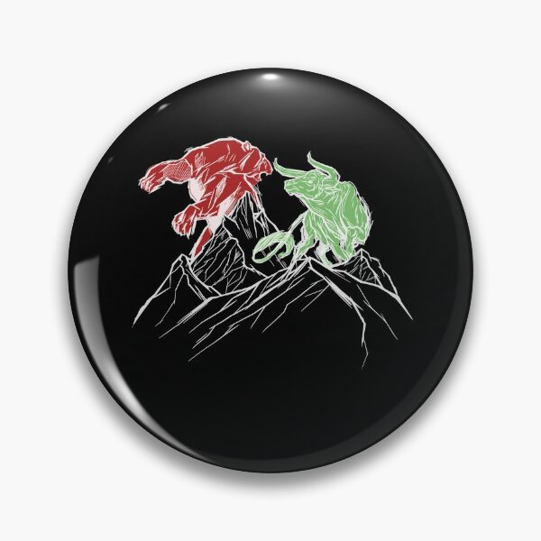 Item preview, Stock market bull fights bear designed and sold by RJ-Art.