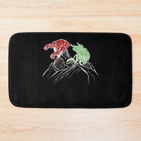Item preview, Stock market bull fights bear designed and sold by RJ-Art.