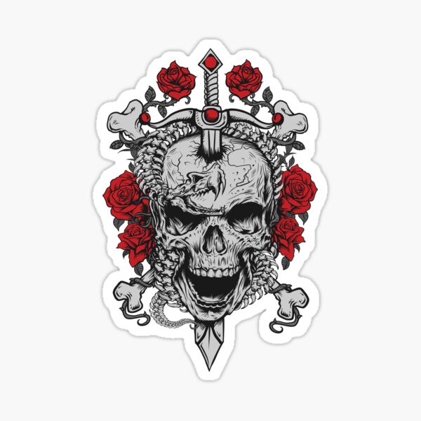 Sticker Harley Quinn Tattoo Redbubble