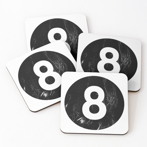 Item preview, 8 Ball Cue Ball (distressed design) designed and sold by siggyspatsky.