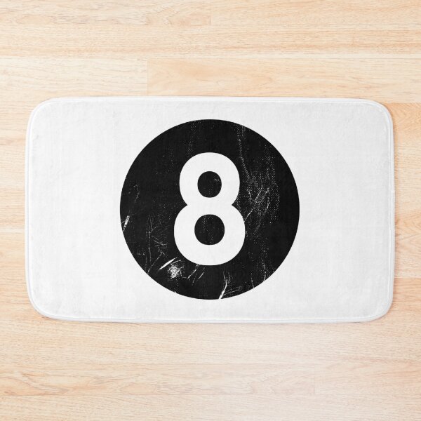 Item preview, 8 Ball Cue Ball (distressed design) designed and sold by siggyspatsky.