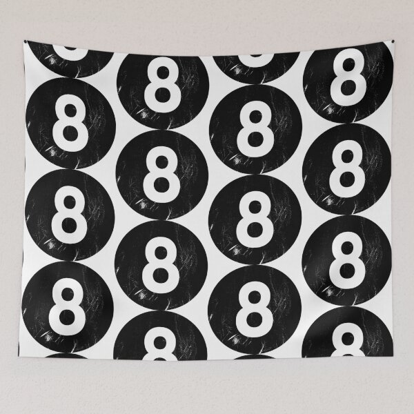 Item preview, 8 Ball Cue Ball (distressed design) designed and sold by siggyspatsky.