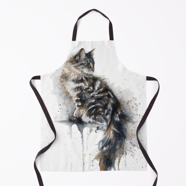 Item preview, cat illustration, Cat Kitten Watercolor painting Drawing, Elevated on a cat designed and sold by Halalolo.