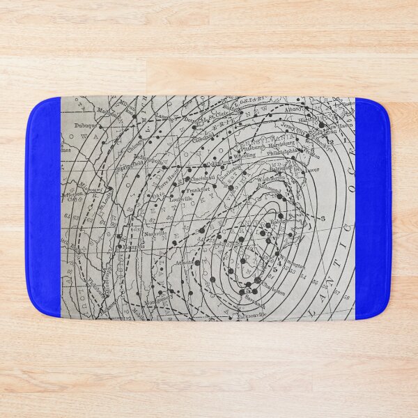 Item preview, 1886 Earthquake Seismic Map, antique vintage drawing designed and sold by djrunnels.