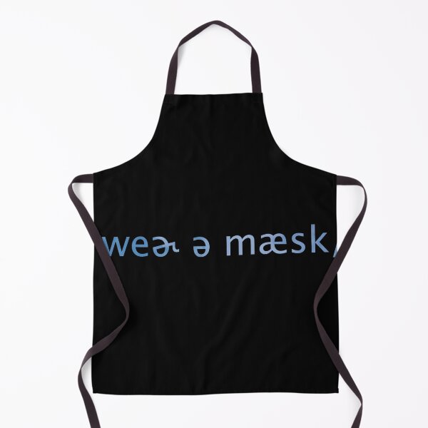 Item preview, Sky Blue Wear a Mask but in IPA designed and sold by sporadicdoodlin.