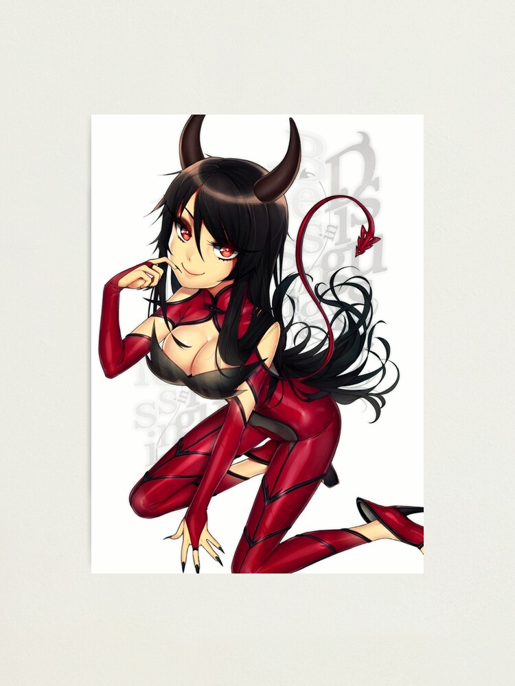 eris demon horns photographic print by rakkou redbubble redbubble