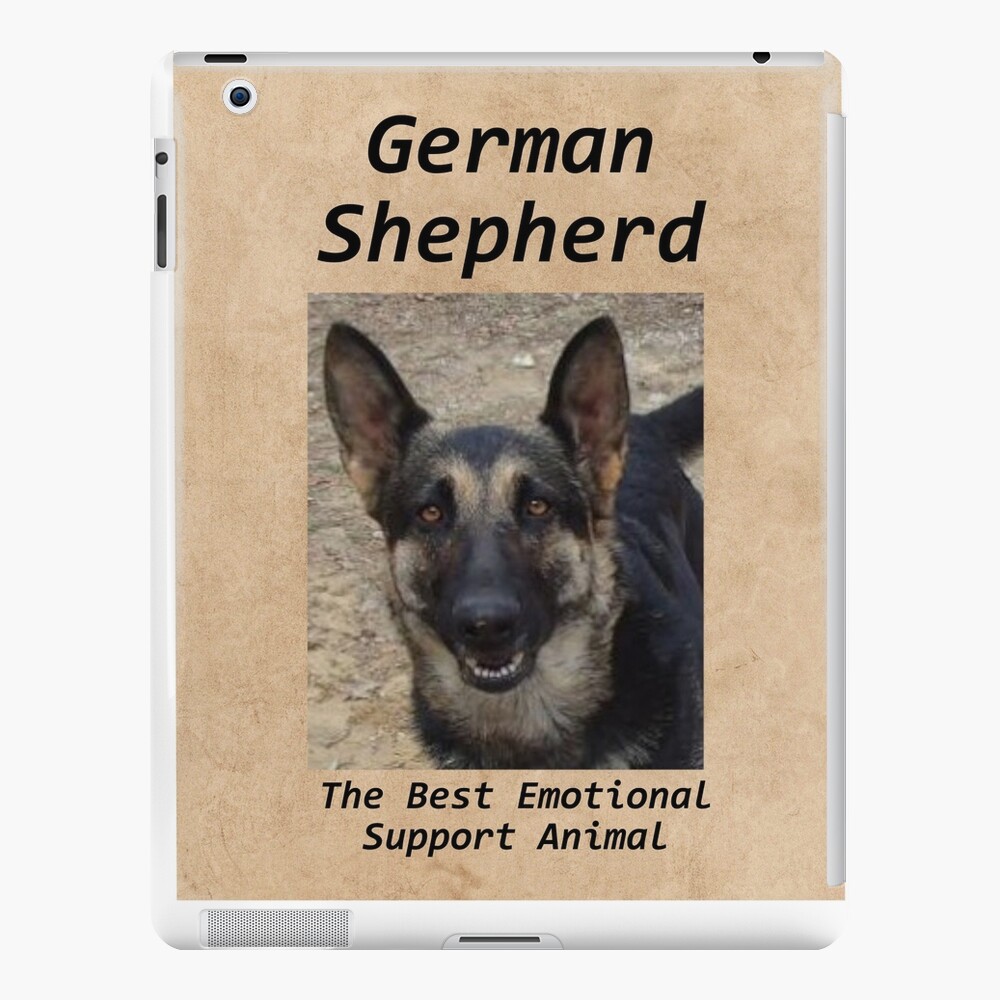 German fashion shepherd as emotional support animal