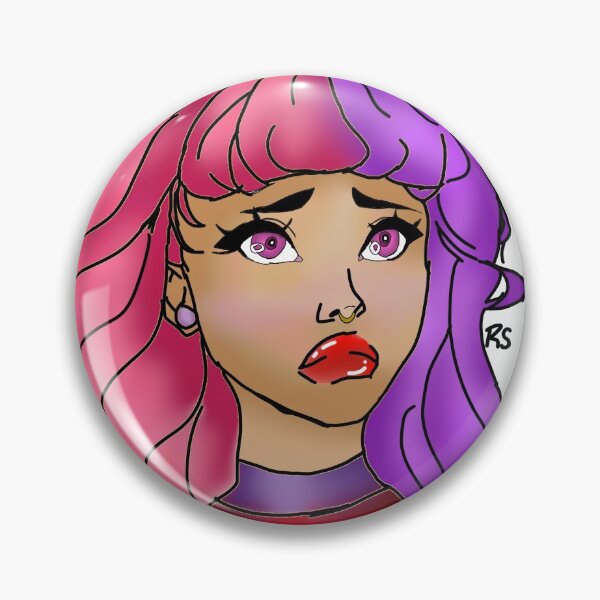 Item preview, Split hair girl designed and sold by rainadraws.