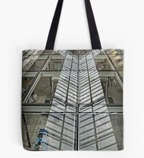 Roof mirrored in the glass floor of the Canberra Centre - 2 Tote Bag