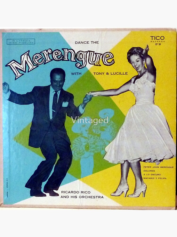 踊り子　Vintage poster Ricardo Rico And His Orchestra, Tony & Lucille ‎– Dance The