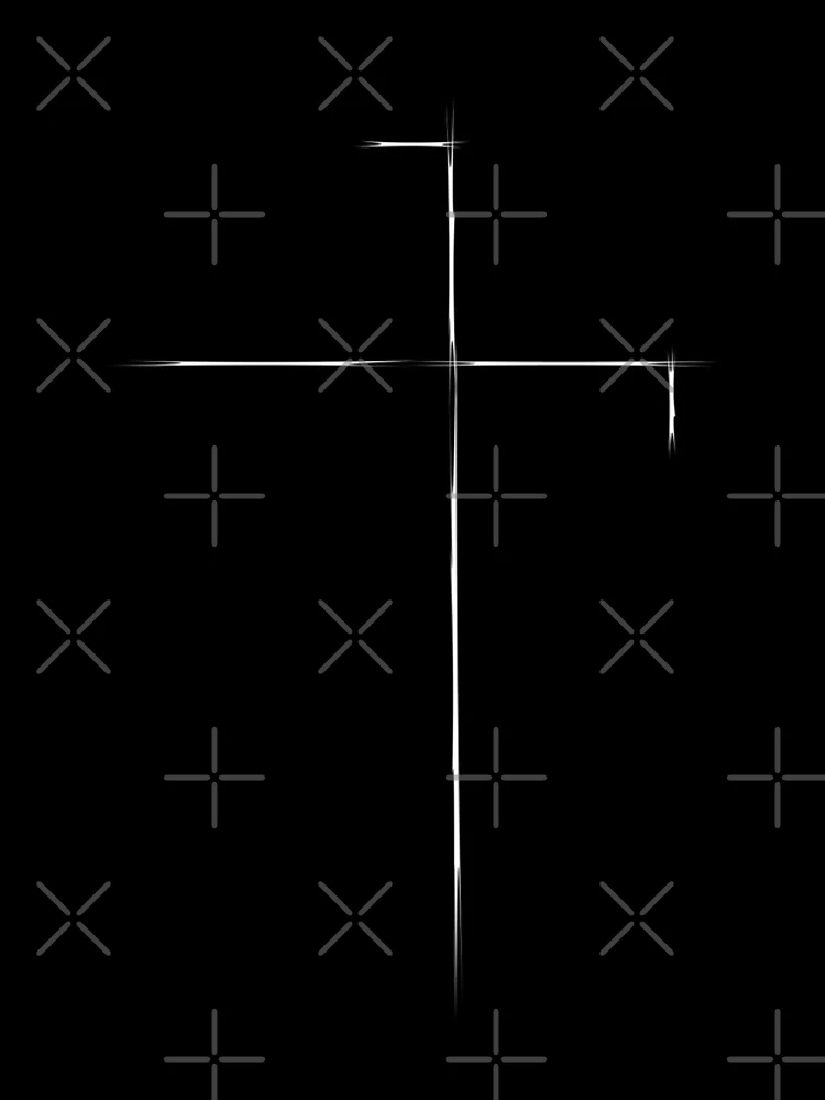 Thumbnail 4 of 4, iPhone Case, Sketch Cross (White) [Roufxis-Rb] designed and sold by RoufXis.