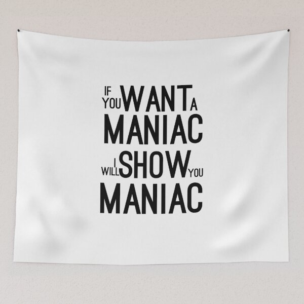 Item preview, The Umbrella Academy-Inspired "If You Want a Maniac" designed and sold by mulberrydragon.