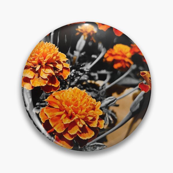 Item preview, Orange flowers designed and sold by GlowDoodles.