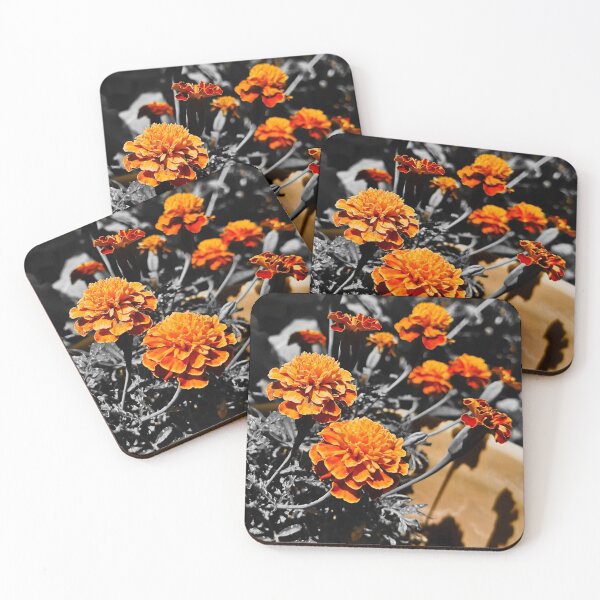 Item preview, Orange flowers designed and sold by GlowDoodles.