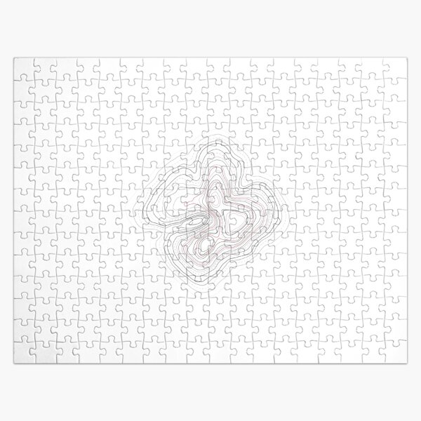 Topographic Contour Jigsaw Puzzles Redbubble