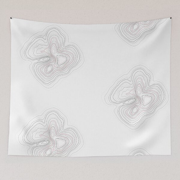 Item preview, Topographic contours designed and sold by Joe-s.