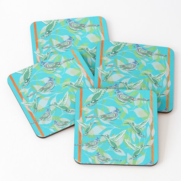 Item preview, wild birdy mockingbird with wings mexican patterns ecopop designed and sold by jorgelebeau.