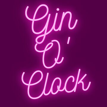 Artwork thumbnail, Gin O'Clock by BosunDesigns