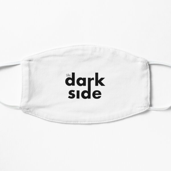 TheDarkSide Logo (Small Black) Flat Mask