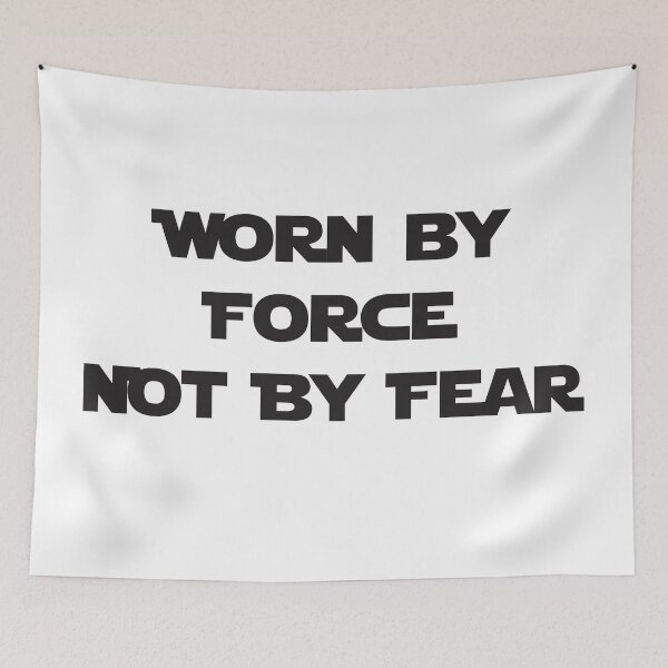Item preview, Worn By Force Mask Not By Fear Mask designed and sold by Marstore.