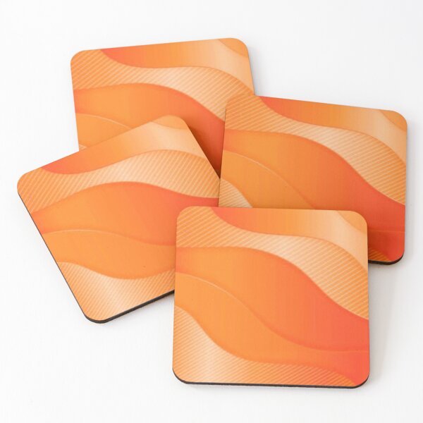 Artikelvorschau, Orange Zest Wave Pattern entworfen und verkauft von Paulele.
