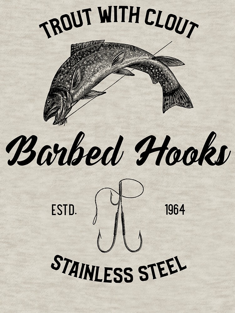 "Fly Fishing Trout with Clout" Zipped Hoodie by MacTeesCo Redbubble