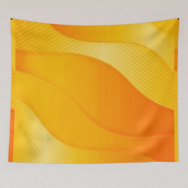 Item preview, Marmalade Jam Orange and Yellow Wave Pattern designed and sold by Paulele.