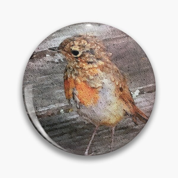 Item preview, Watercolor baby robin designed and sold by LittleBettyMakes.