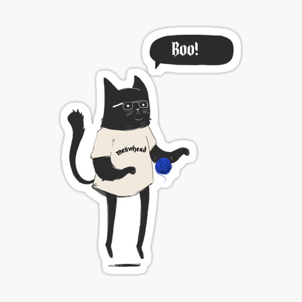 Item preview, Boo Cat designed and sold by Ayurveda Fun Store.