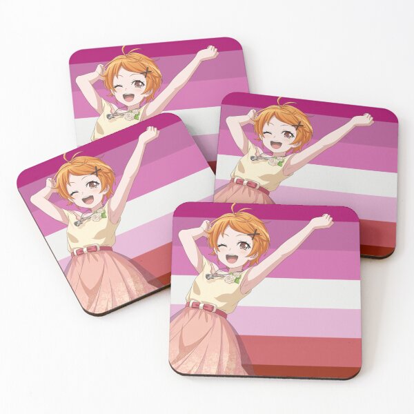 Item preview, Hagumi Kitazawa Lesbian Pride designed and sold by ako’s stickers.