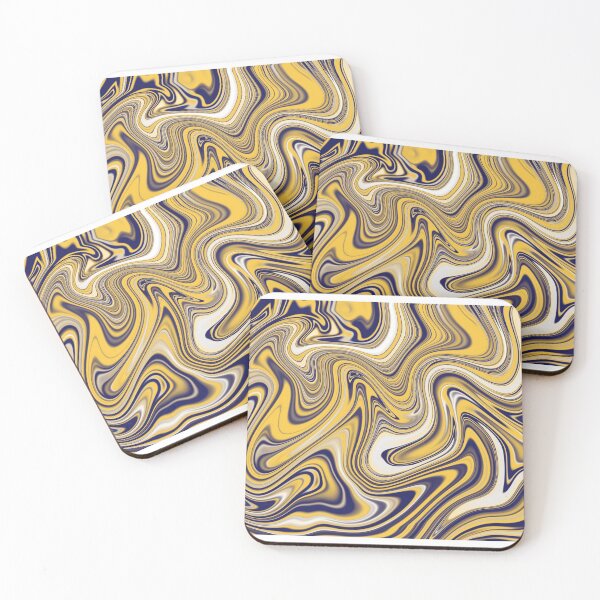 Item preview, Blue and Gold Marble designed and sold by shainareins.