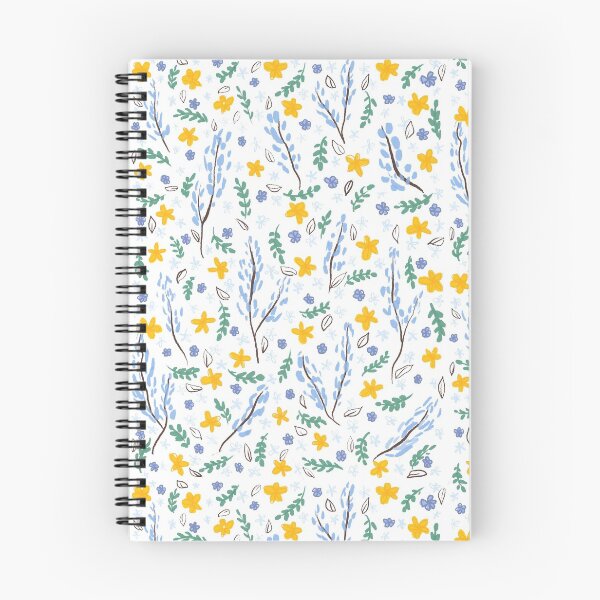 Item preview, Blue Floral Print designed and sold by el-rose.