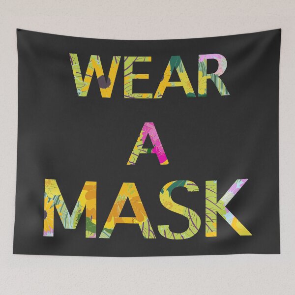 Item preview, Wear a (Floral) Mask designed and sold by sporadicdoodlin.