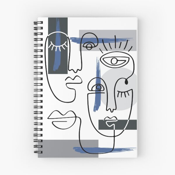 Item preview, Abstract Line Drawing black/blue/gray designed and sold by SierraDavis.