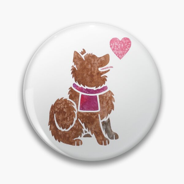 Item preview, Watercolour German Spitz designed and sold by animalartbyjess.