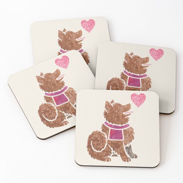 Item preview, Watercolour German Spitz designed and sold by animalartbyjess.