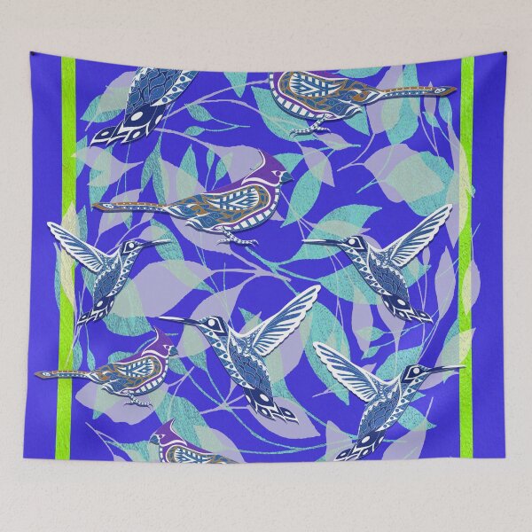 Item preview, kawaii mockingbird with wings mexican patterns ecopop designed and sold by jorgelebeau.