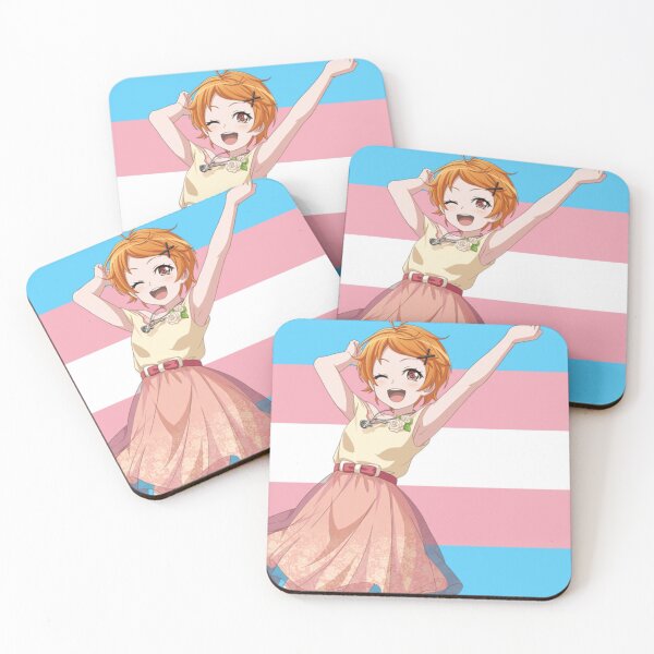 Item preview, Hagumi Kitazawa Transgender Pride designed and sold by ako’s stickers.