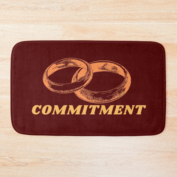 Item preview, Commitment is the key to love!  designed and sold by HappinessWorld.