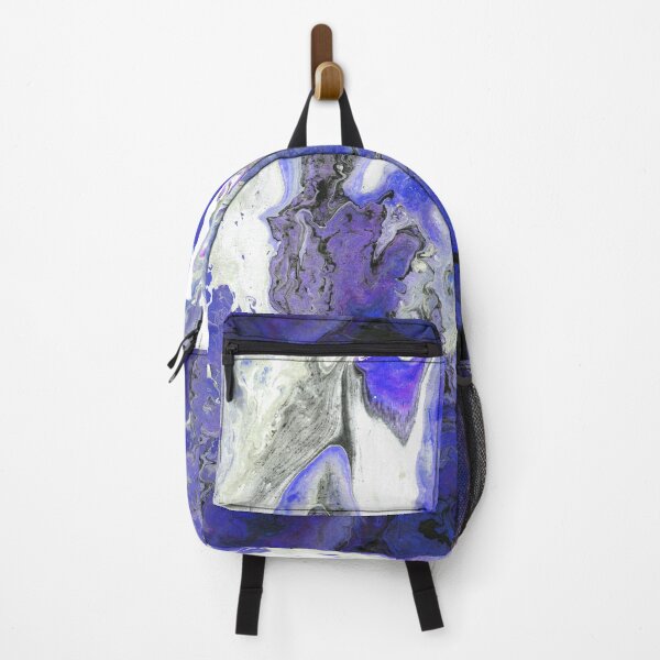 Item preview, Blue Purple Marble Effect Fluid Art designed and sold by xalexiart.