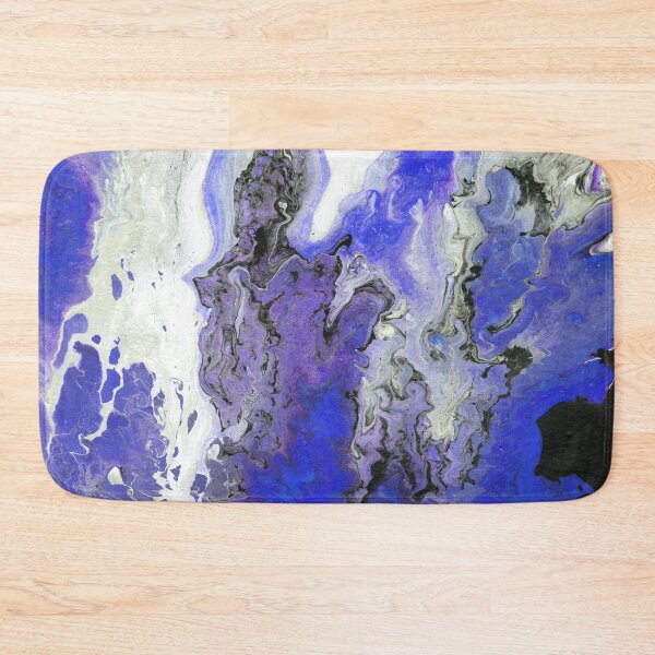 Item preview, Blue Purple Marble Effect Fluid Art designed and sold by xalexiart.