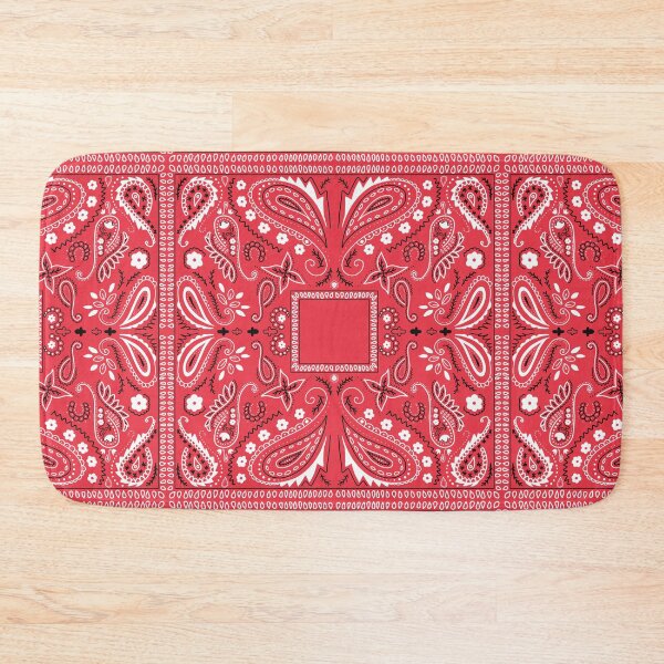 Item preview, Paisley bandana pattern red designed and sold by AfricanDesign.