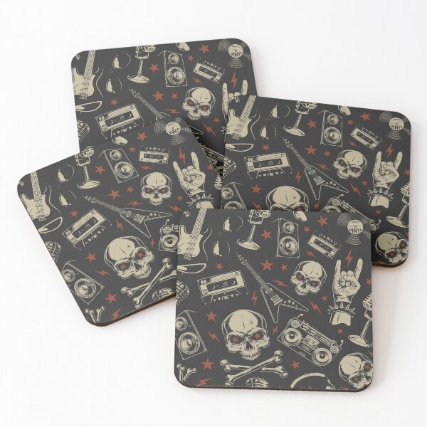 Item preview, Rock And Roll Grunge Pattern designed and sold by Vector Scout Lab.