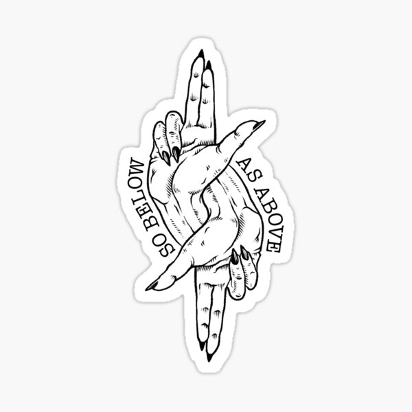 Item preview, As Above So Below designed and sold by Varg Blacktatts.