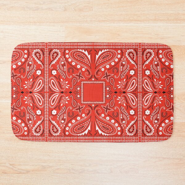 Item preview, Paisley bandana pattern red designed and sold by AfricanDesign.