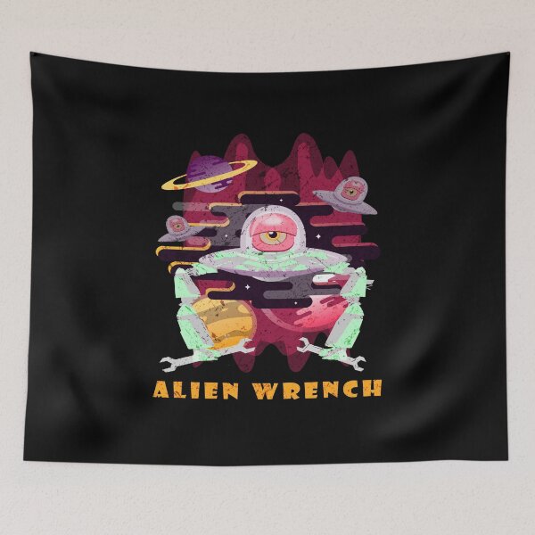 Item preview, Cannabis Strains Alien Wrench Distressed designed and sold by Coder-T.