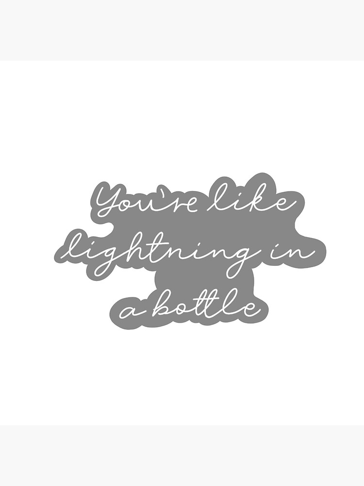 "Lightning In A Bottle" Sticker for Sale by ashleysdoodles Redbubble
